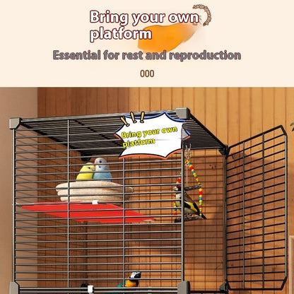 Luxury Double-Storey Parrot Villa Cage