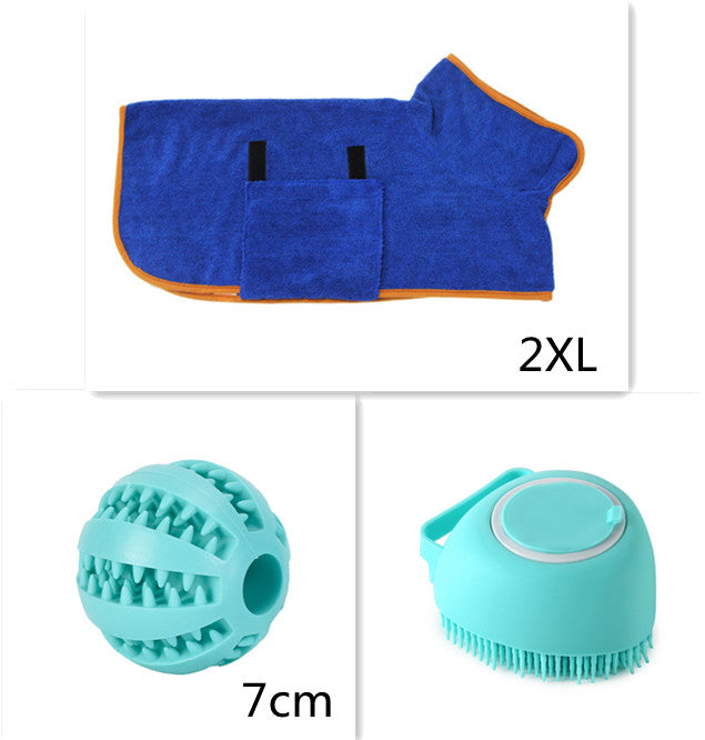 Silicone Pet Bath Massage Glove Brush