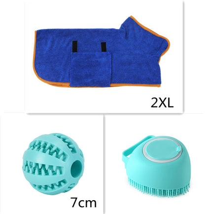 Silicone Pet Bath Massage Glove Brush