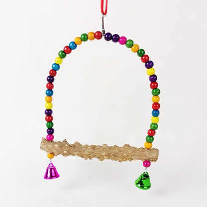 Double Perch Swing for Birds