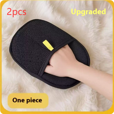 Pet Grooming & De-shedding Glove for Dogs, Cats & Rabbits