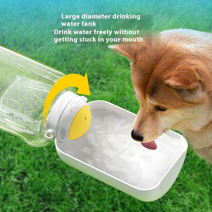 2-in-1 Portable Pet Water Bottle & Food Bowl