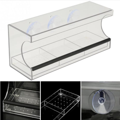 Clear Acrylic Window Bird Feeder