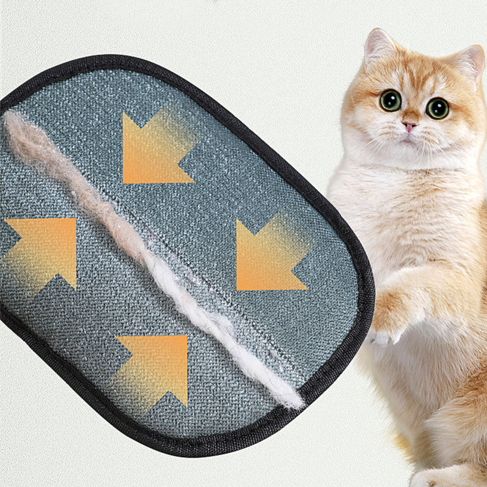 Pet Grooming & De-shedding Glove for Dogs, Cats & Rabbits