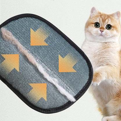 Pet Grooming & De-shedding Glove for Dogs, Cats & Rabbits