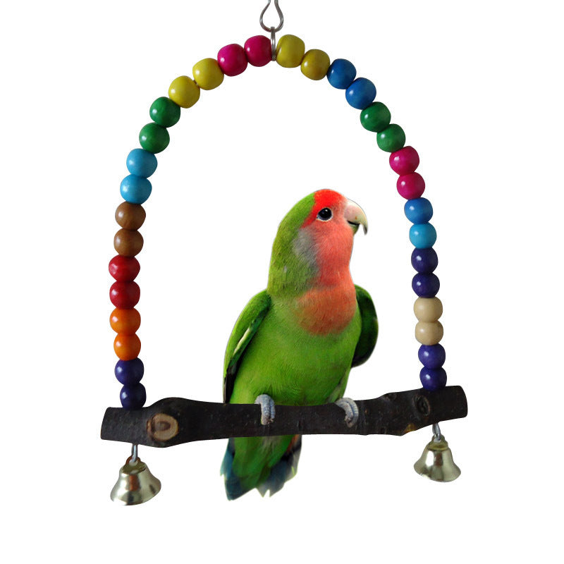 The Bell Ring Perch Swing for Birds