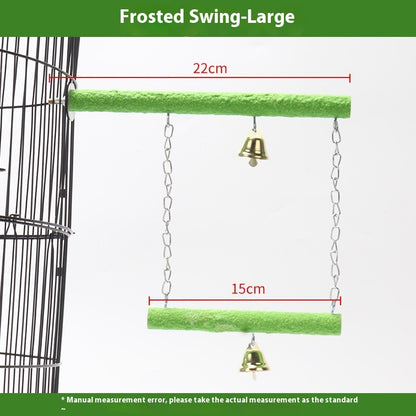 Double Perch Swing for Birds