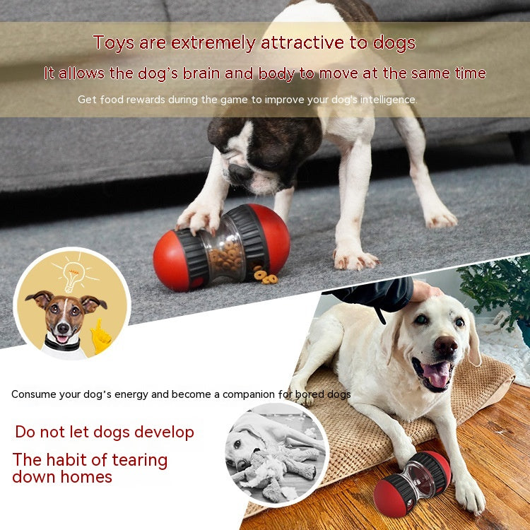 Interactive Treat-Dispensing Dog Puzzle Tumbler Toy
