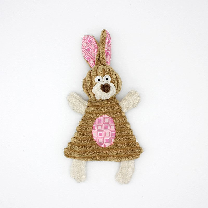 Corduroy Donkey Squeaky Chew Toy for Dogs