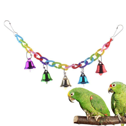 Colourful Swing & Biting Toys for Birds