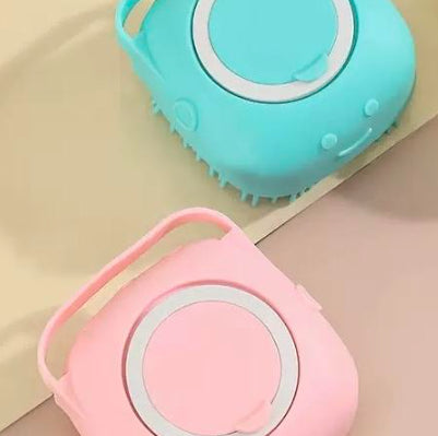 Silicone Pet Bath Massage Glove Brush