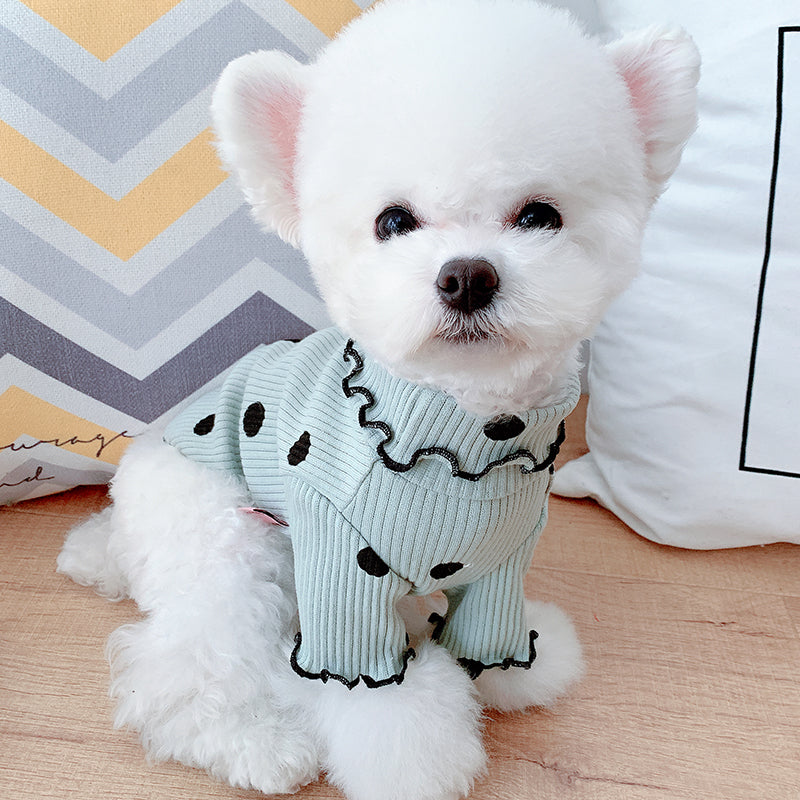 Soft Ribbed Turtleneck Dog Sweater