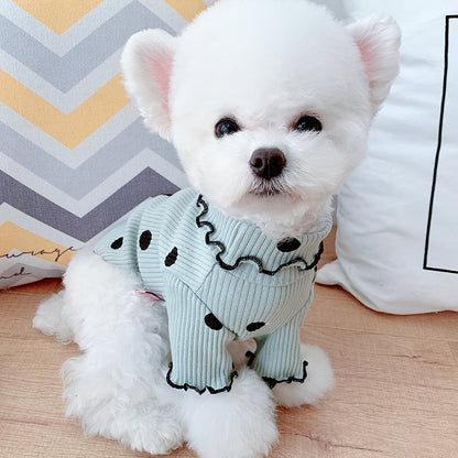 Soft Ribbed Turtleneck Dog Sweater