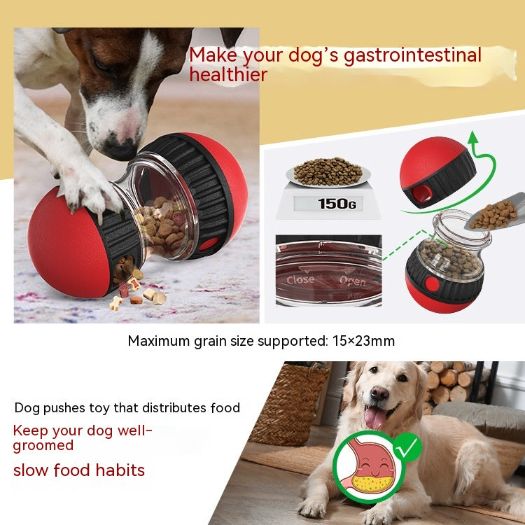 Interactive Treat-Dispensing Dog Puzzle Tumbler Toy