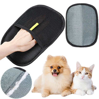Pet Grooming & De-shedding Glove for Dogs, Cats & Rabbits