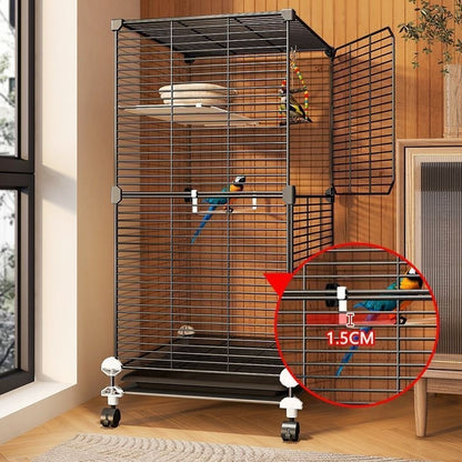 Luxury Double-Storey Parrot Villa Cage