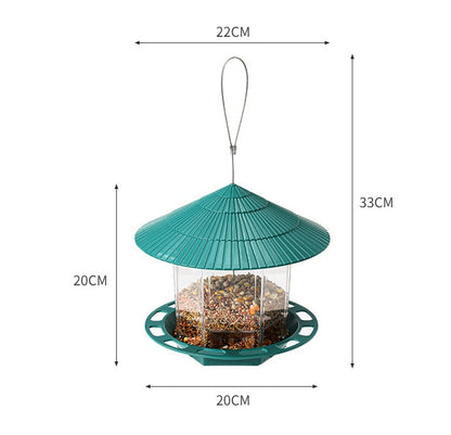 Garden Hanging Perch Seed Feeder