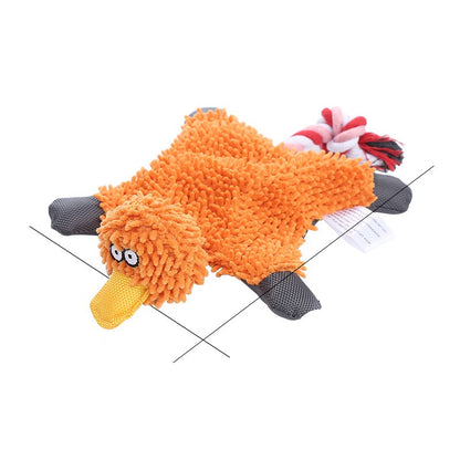 Corduroy Donkey Squeaky Chew Toy for Dogs