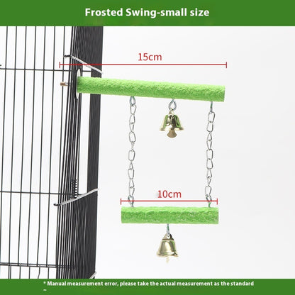 Double Perch Swing for Birds