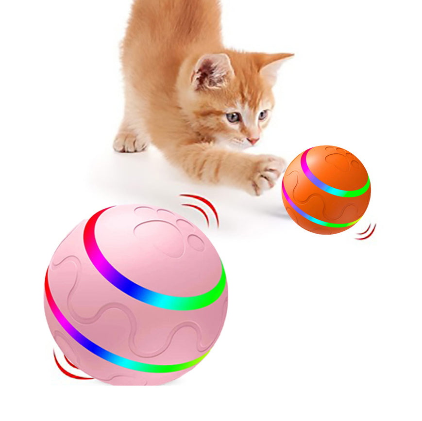 USB Rechargeable Interactive Intelligent Rolling Ball Toy