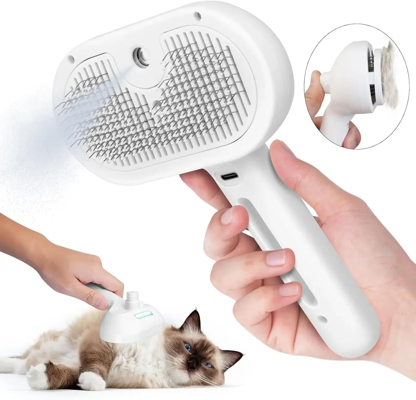 Pet Spray Mist Grooming Comb