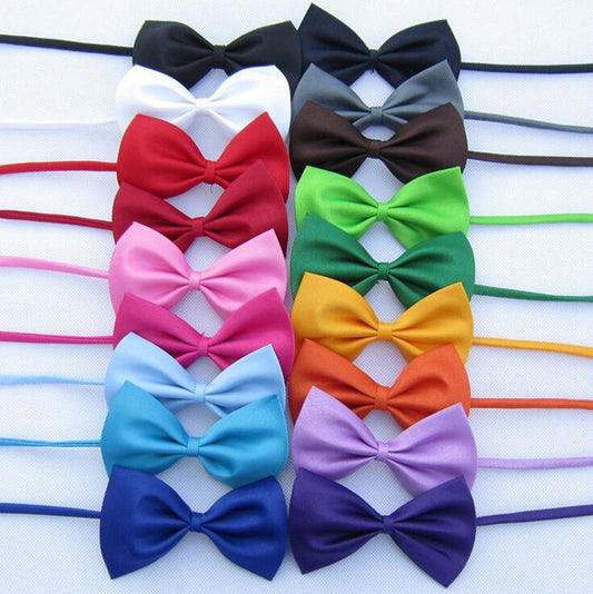 Adjustable Pet Bow Tie Collar for Dogs & Cats