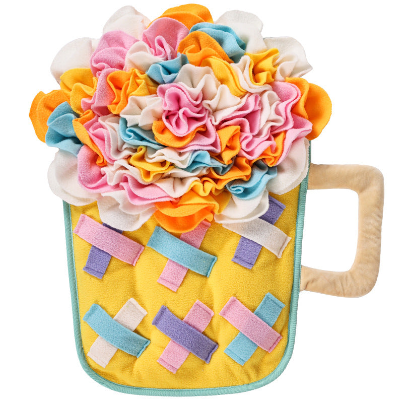 Fleece Snuffle Puzzle Toy for Pets