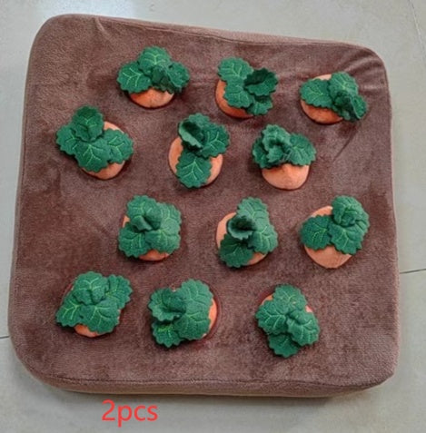 Carrot Plush Snuffle Toy
