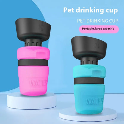 Foldable Pet Travel Water Bottle Dispenser