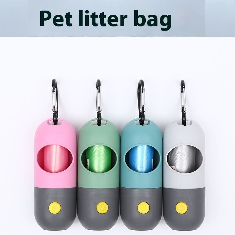 Portable LED Poop Bag Dispenser