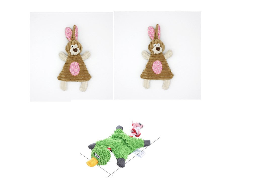 Corduroy Donkey Squeaky Chew Toy for Dogs