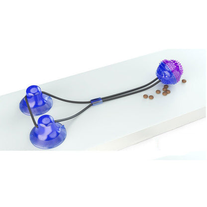 Silicone Suction Cup Tug & Chew Dog Toy