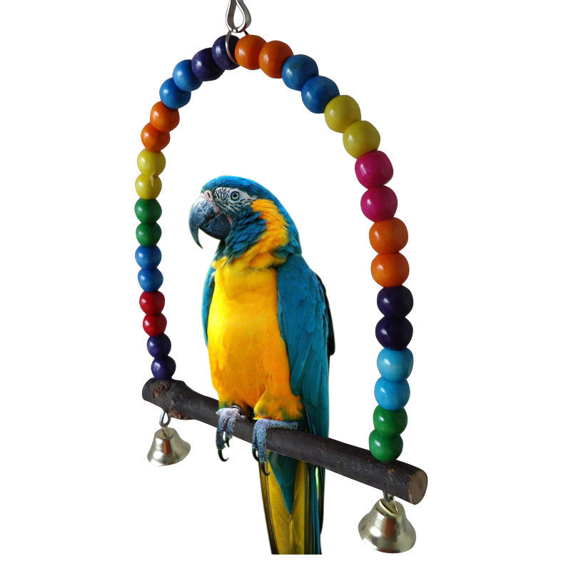 The Bell Ring Perch Swing for Birds