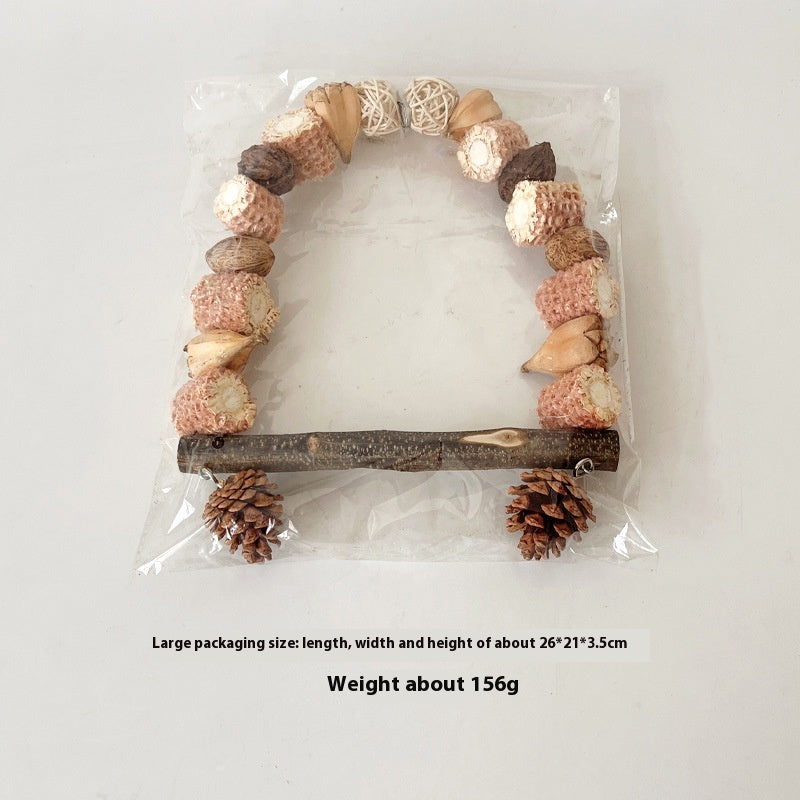Natural Log Perch Arch for Birds