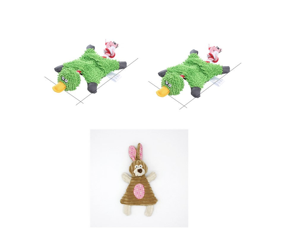 Corduroy Donkey Squeaky Chew Toy for Dogs