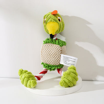 Corduroy Donkey Squeaky Chew Toy for Dogs