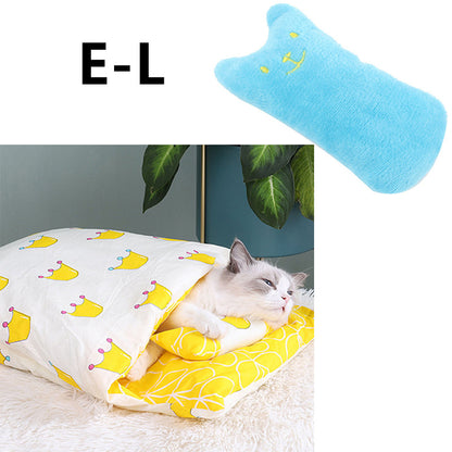 Semi-enclosed Cave Bed for Cats