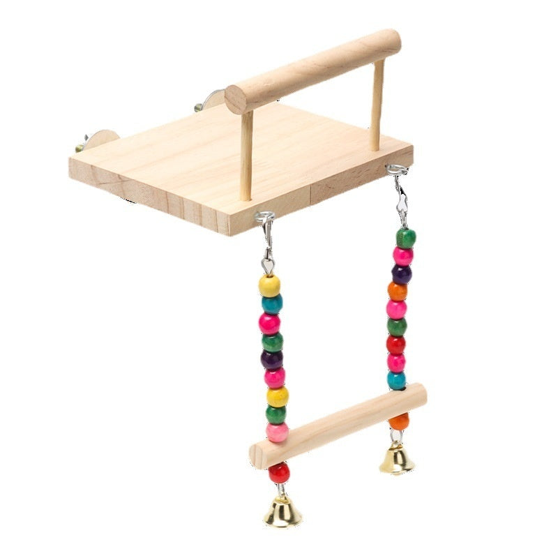 Bird Station Rack + Swing Set