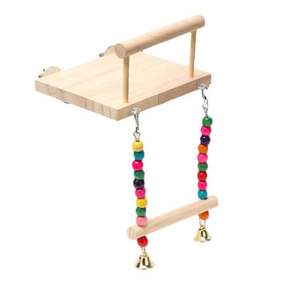 Bird Station Rack + Swing Set