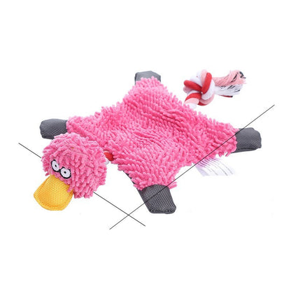 Corduroy Donkey Squeaky Chew Toy for Dogs