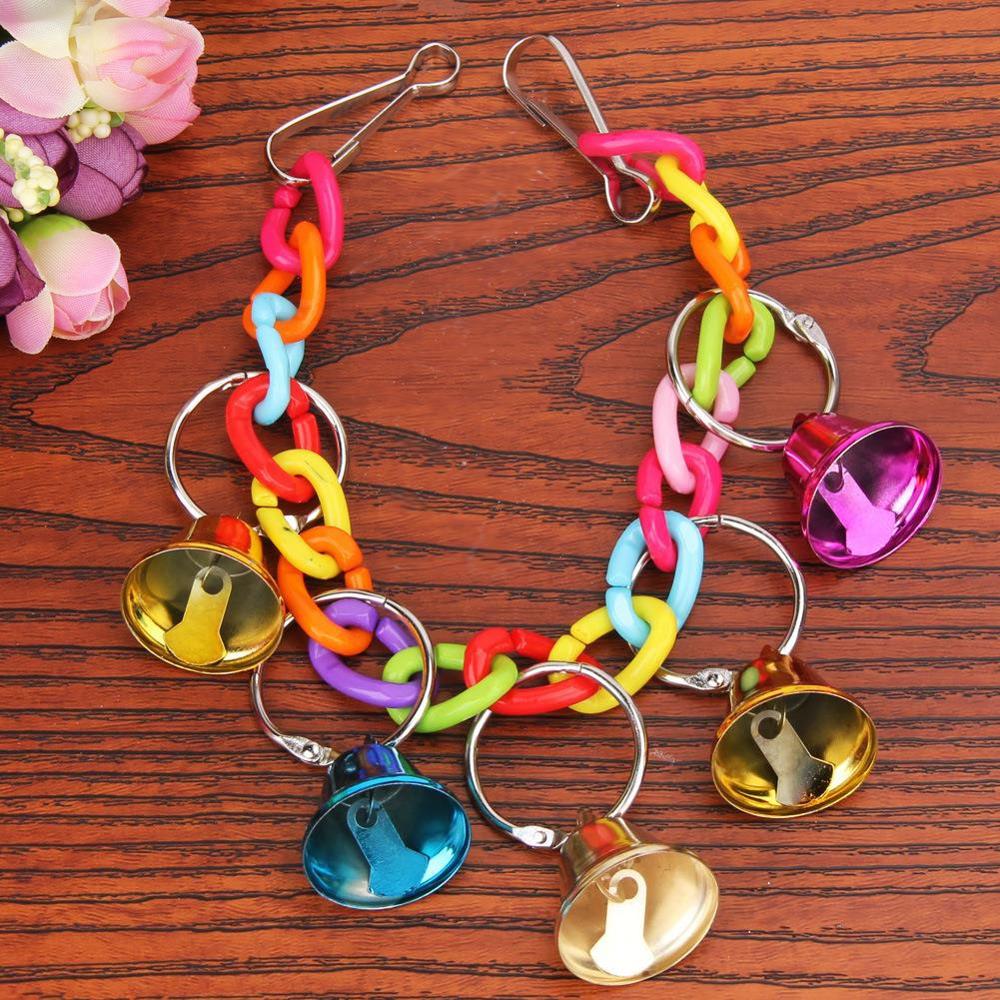 Colourful Swing & Biting Toys for Birds