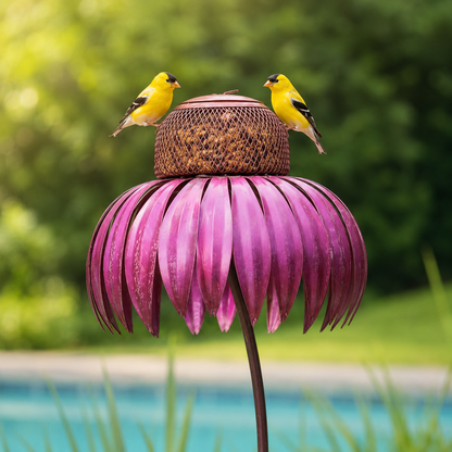 Garden Petal Shape Bird Feeder