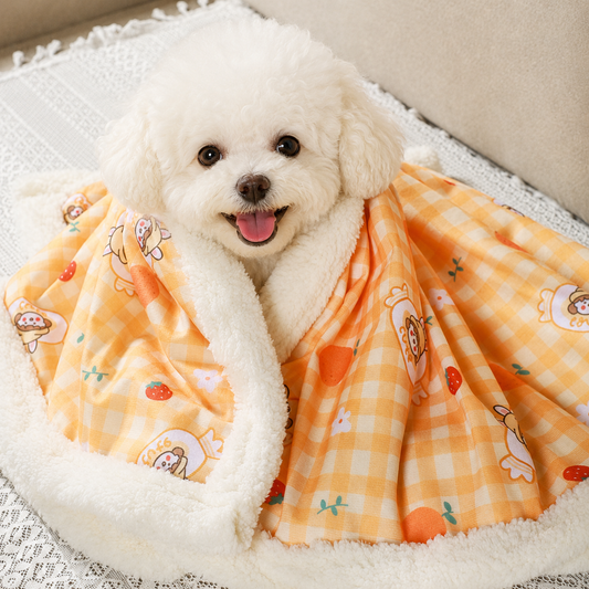 Warm Quilted Pet Blanket Mat for Dogs
