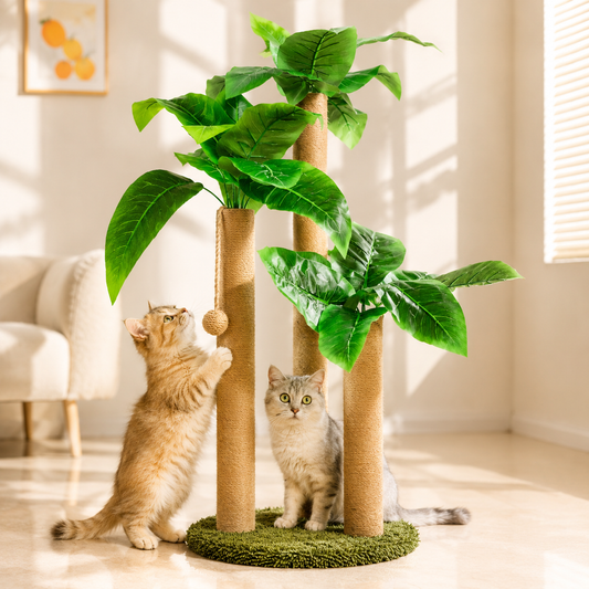 Botanical Cat Climbing & Scratching Tower