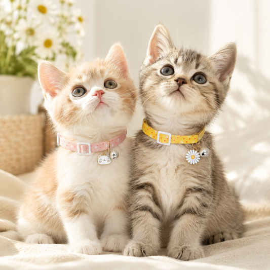 Whimsy Charm Bell Collar for Cats & Small Dogs