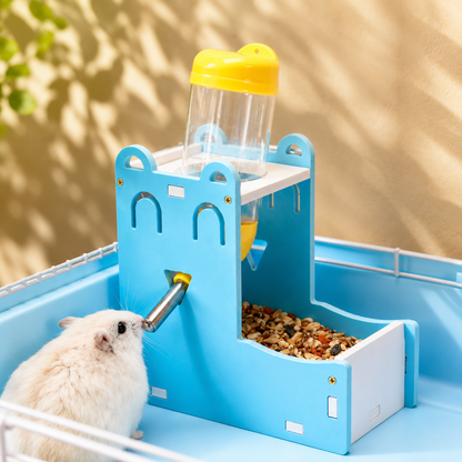 Habitat Water Feeder & Food Basin for Hamsters
