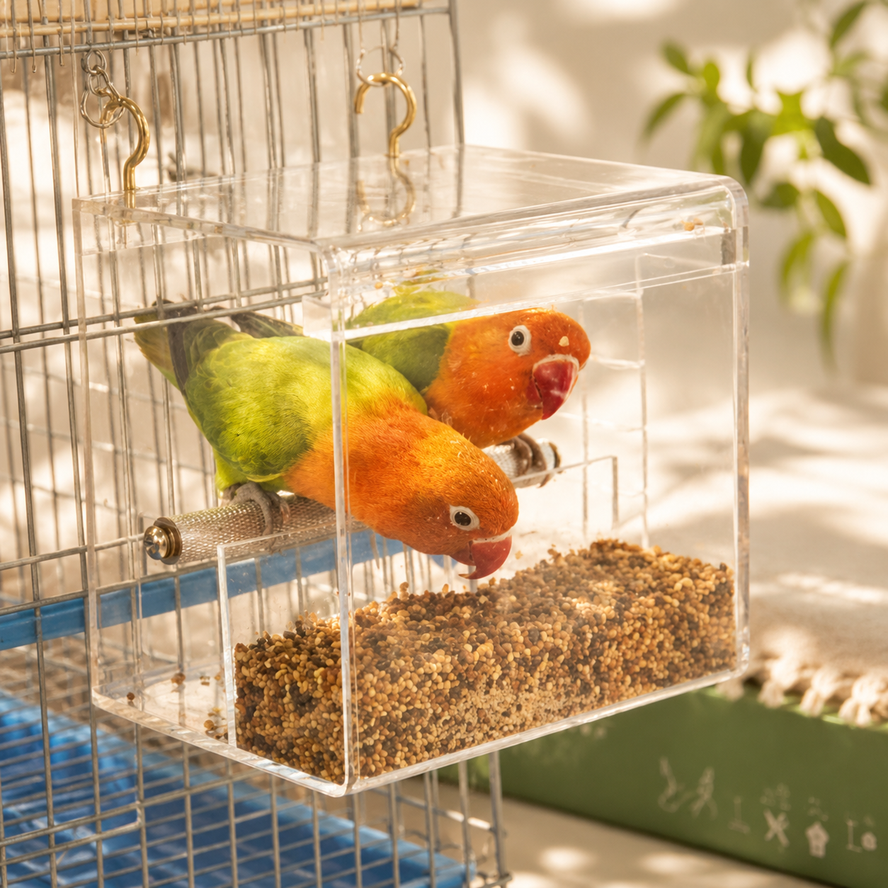 The Clear Nest Bird Feeder