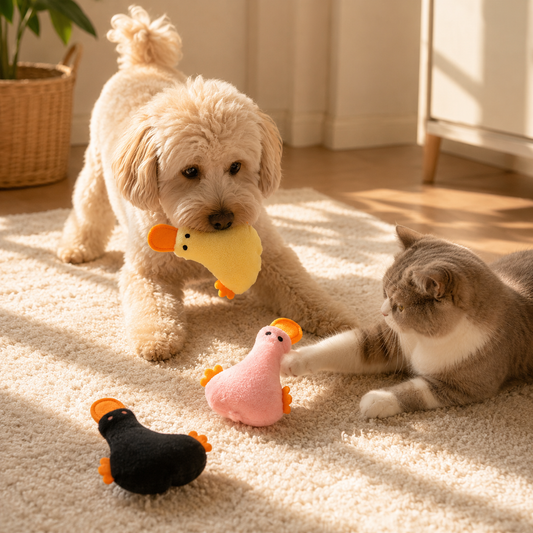 Catnip Duck Plush Toy for Cats
