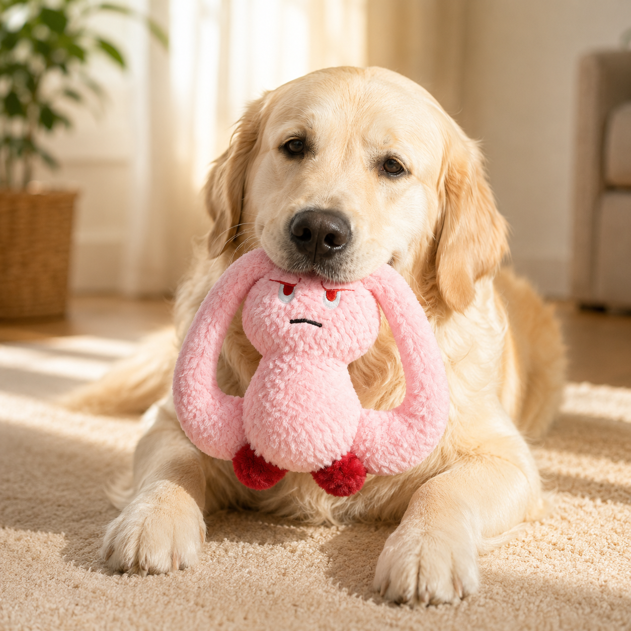 Plush Teething Toy for Dogs