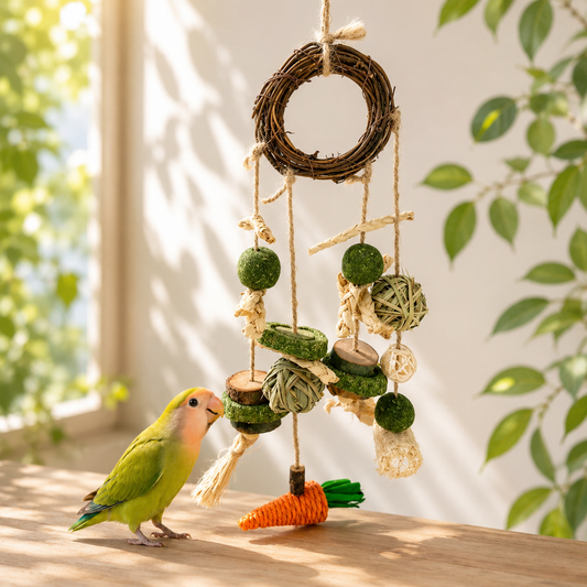 Rattan Ring Molar String for Small Pets & Birds